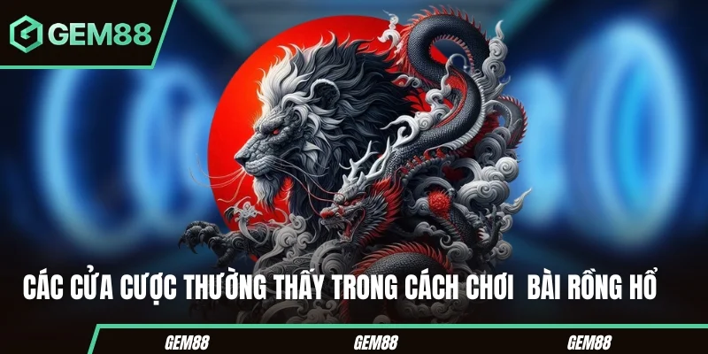 Cách Chơi Bài Rồng Hổ - Luật & Các Cửa Cược Tại GEM88 Các cửa cược trong cách chơi bài Rồng Hổ