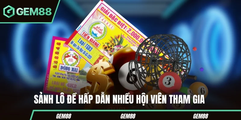 Khu vực xổ số tại GEM88